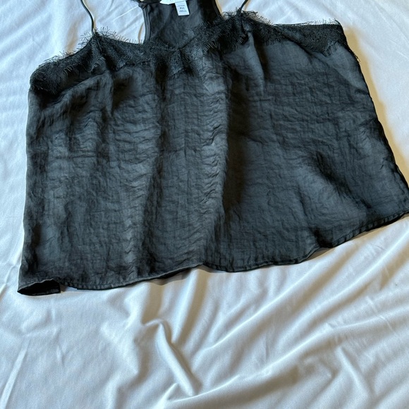 PM Black Lace Trim Camisole - Picture 3 of 7